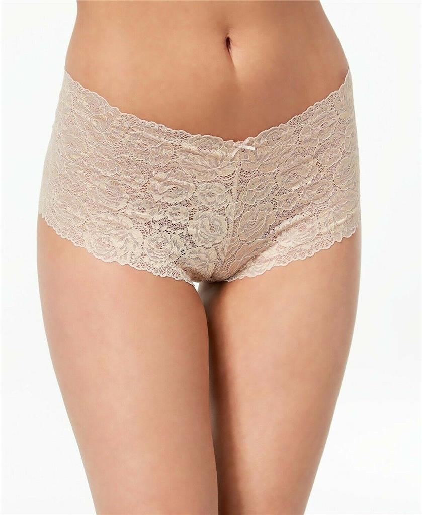 INC International Concepts Women's Lace Boyshort Panty Frappe XXL